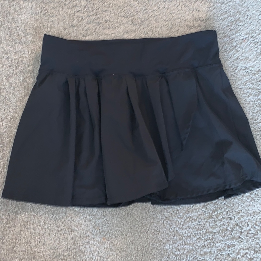 joy lab high waist black pleated tennis skirt